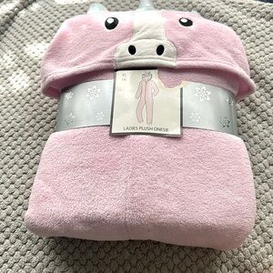 XL Ladies plush Onesie size 16 Pink unicorn